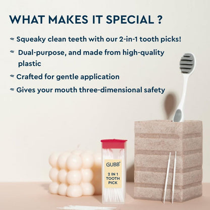 GUBB 2 In 1 Tooth Pick 50s