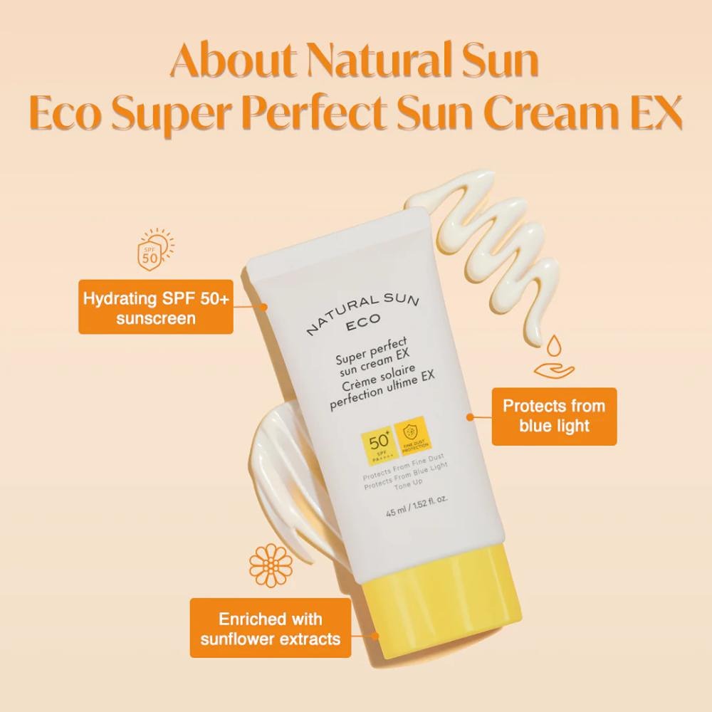 The Face Shop Natural Sun Eco Super Perfect Sun Cream EX (45ml)