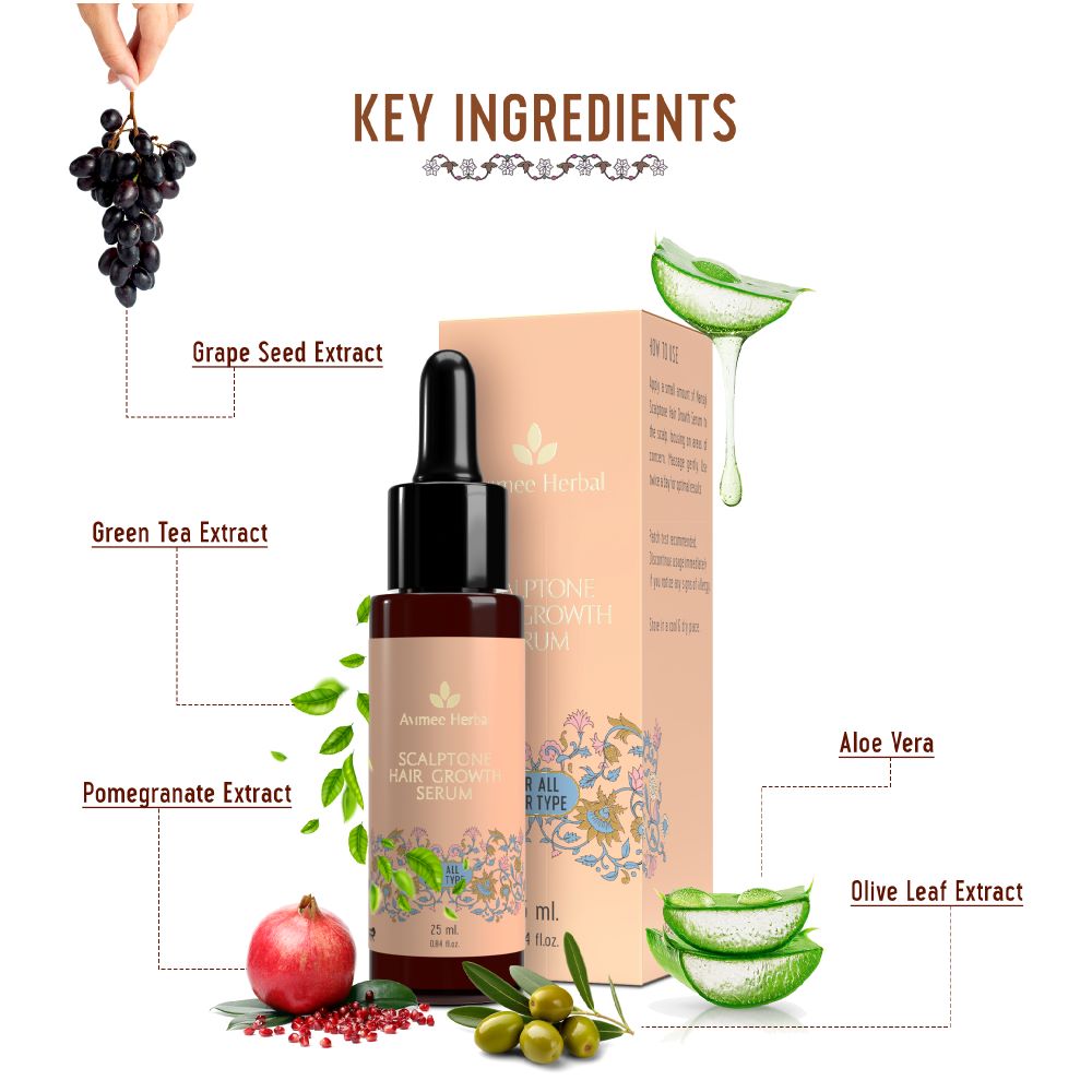Avimee Herbal Scalptone Hair Growth Serum With Nansyl (25ml)