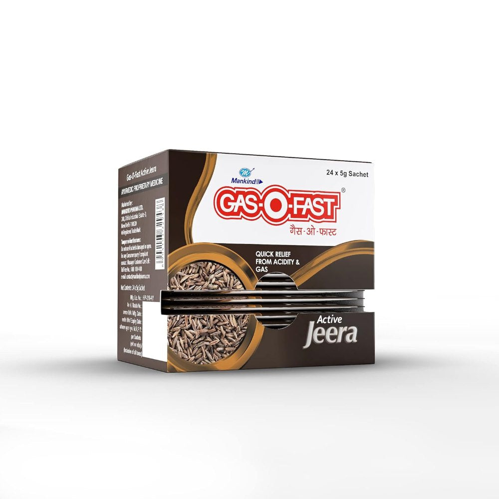 Gas-O-Fast Active Jeera Sachet-Jar(24 pcs)