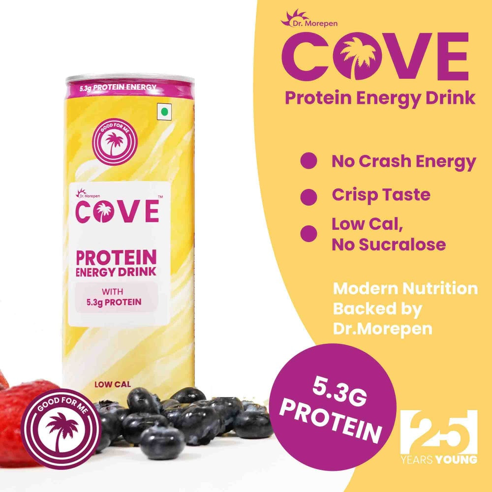 Dr. Morepen Cove Protein Energy Drink with 5.3g Protein Low Cal