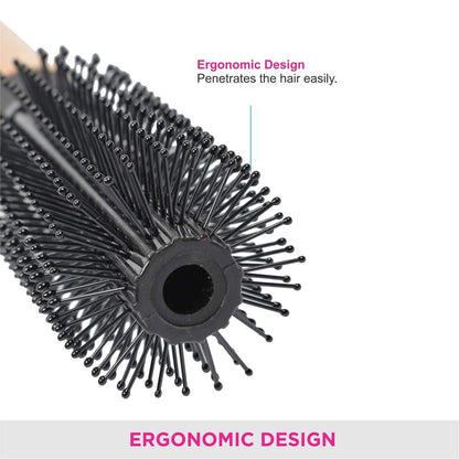 Vega Round Hair Brush For Adding Curls & Volume, Men & Women
