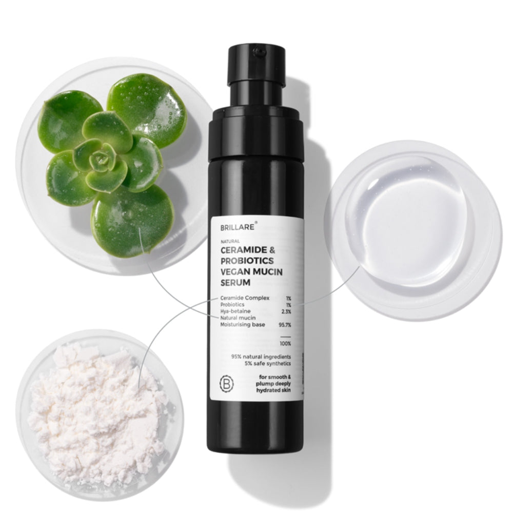 Brillare Ceramide & Probiotics Vegan Mucin serum- 100 ml
