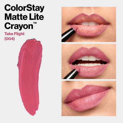 Revlon ColorStay Matte Lite Crayon Lipstick-Take Flight