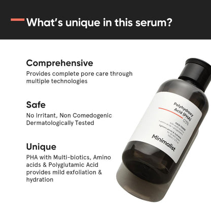 Minimalist Polyhydroxy Acid (Pha) 03% Face Toner (150ml)
