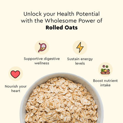 Nourish You Rolled Oats (500 gms)
