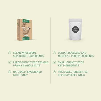 Nourish Organics Seeds + Nuts Muesli - 300 gms