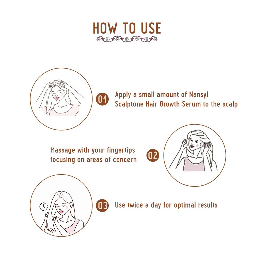 Avimee Herbal Scalptone Hair Growth Serum With Nansyl (25ml)