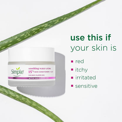 Simple Active Skin Barrier Care Soothing Water Crème (40 gms)