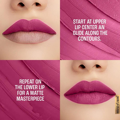 Lakme 9to5 Powerplay Priming Matte Lipstick - Plum Pick (3.6 gms)
