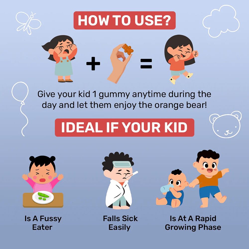 What's Up Wellness Kids Gummies (30 Gummies)