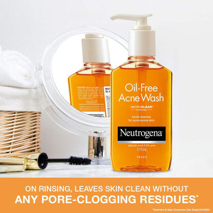 Neutrogena Oil Free Acne Wash (175ml)