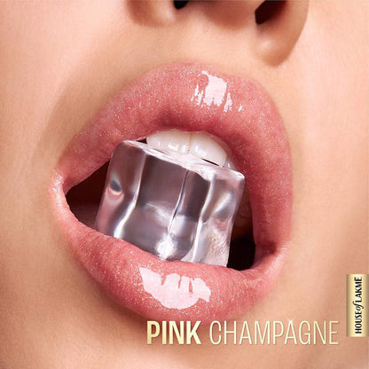 Lakme Glitterati Lip Glaze - 201 Pink Champagne (5ml)