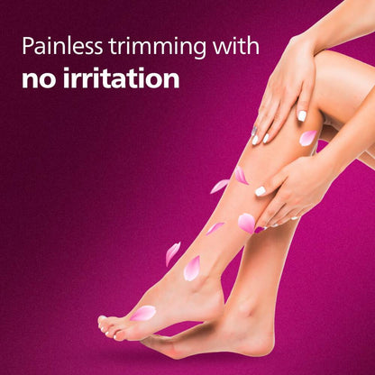 Philips BRT383/15 Rechargeable Cordless Wet & Dry Trimmer for Women, Bikini Trimmer with 3 Length Settings, 180mins Runtime