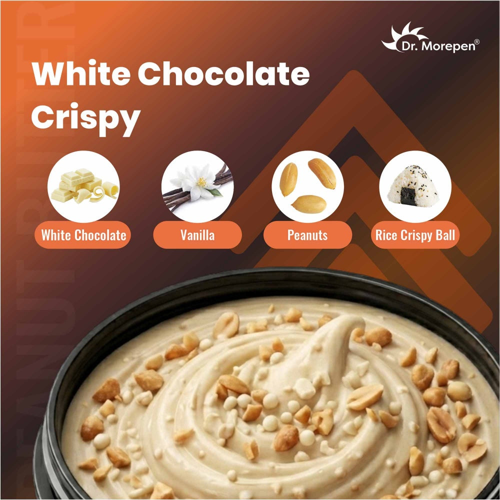 Dr. Morepen Peanut Butter White Chocolate Crispy- 1 kg
