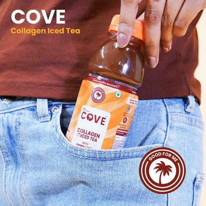Dr. Morepen Cove Collagen Iced Tea Low Cal (14) Peach Flavour
