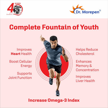 Krimega Softgel Capsules (Krill Oil 1000mg + Coq 10 100mg)1000MG (1X10 Capsules)