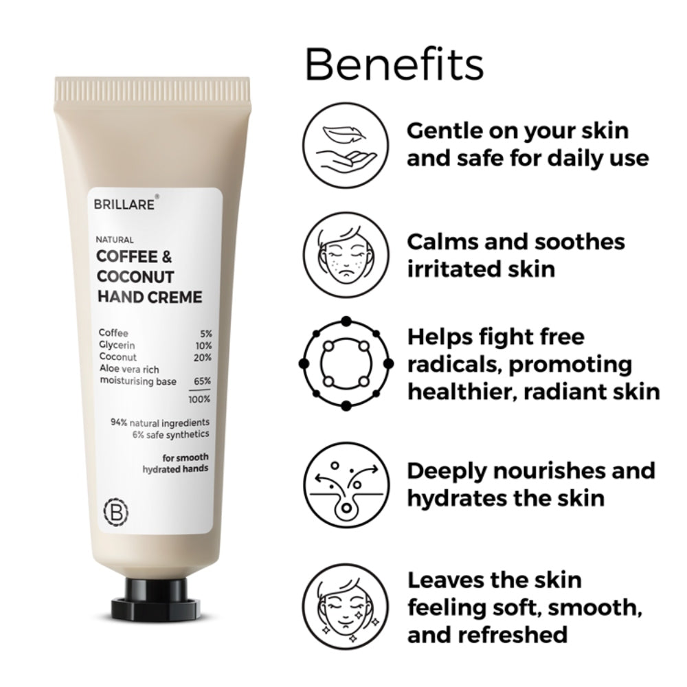 Brillare Coffee & Coconut Hand Creme