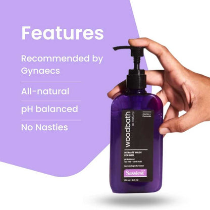 Sassiest Woodbath Intimate Wash for Men (300 gms)