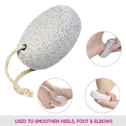 Vega Oval Shaped Pumice Stone, White (PD-16)