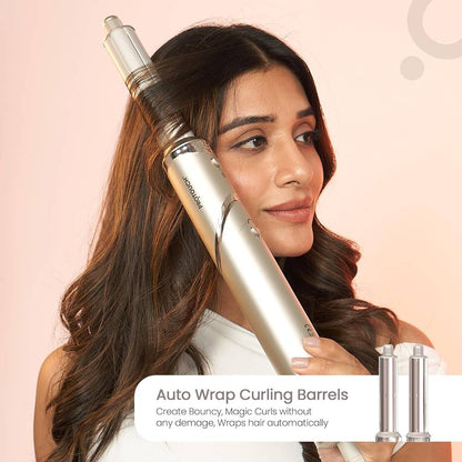 PROTOUCH Airshot All-in-One Hair Multi Styler for Women - Curling, Smoothing, Drying, Volumizing & Blow Dry Brush - Hot Air Brush with Multiple Attachments - No Heat Damage