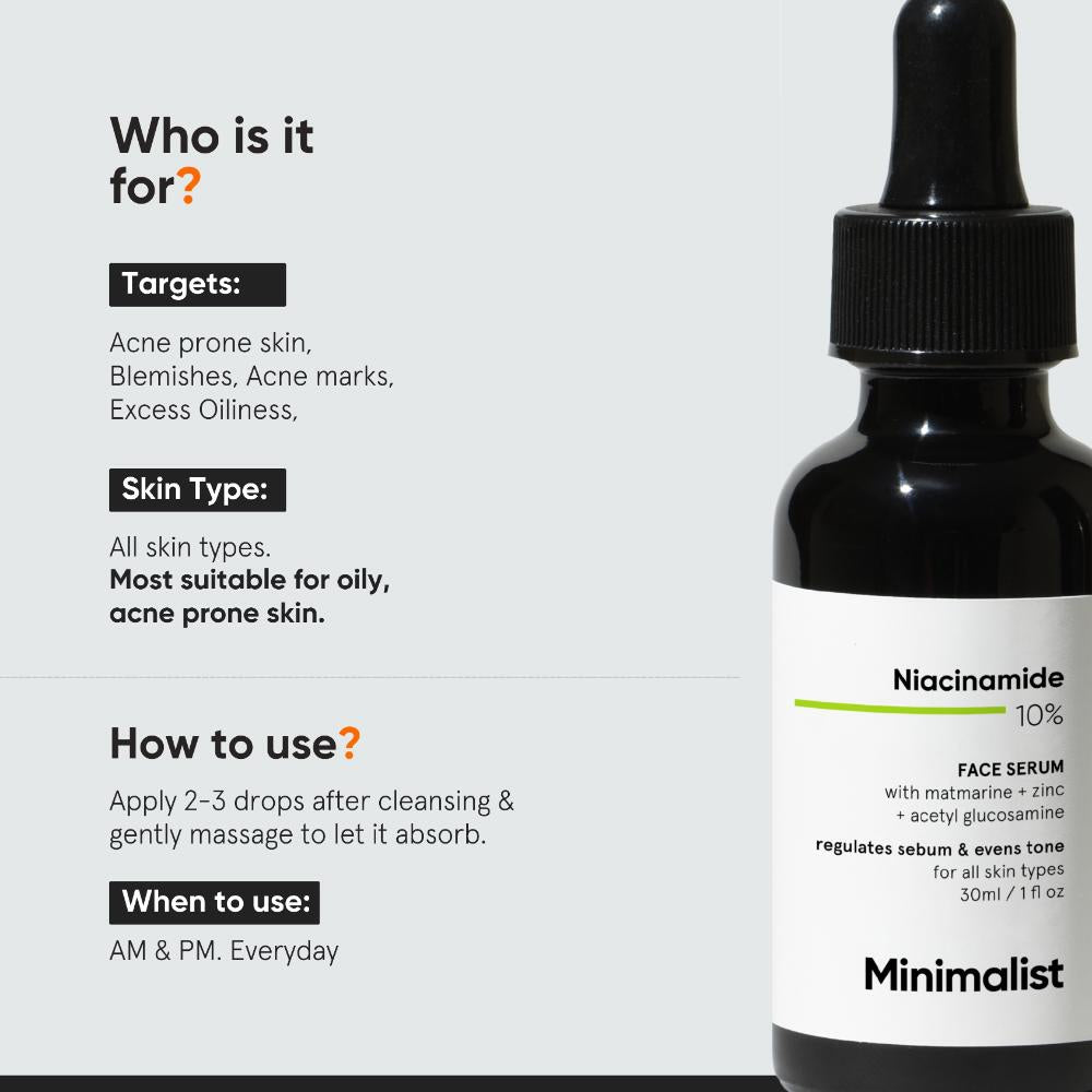 Minimalist Niacinamide 10% Face Serum (30ml)