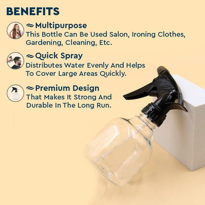 GUBB Hair Spray Bottle Empty for Hair Salon & Home