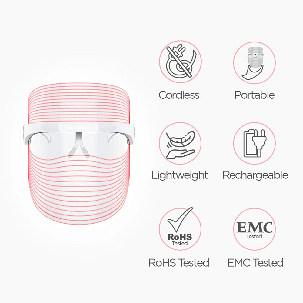 PROTOUCH 3 in 1 LED Face Mask Anti Ageing & Anti Acne