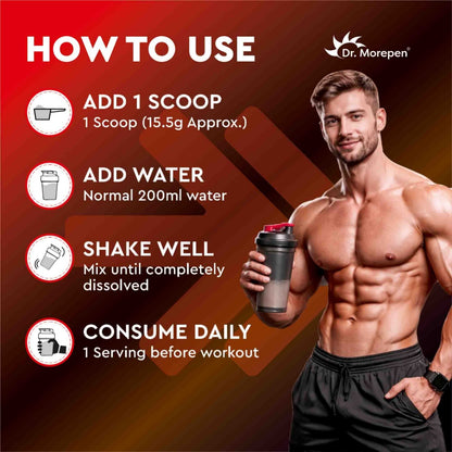 Dr. Morepen Pre-workout Extreme Pink Lemonade- 465 gms