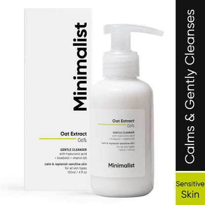 Minimalist Oat Extract 6% Gentle Cleanser (120ml)