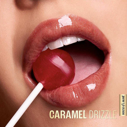Lakme Glitterati Lip Glaze - 303 Caramel Drizzle (5ml)