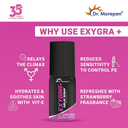 Dr. Morepen Exygra+ Spray Delay Spray (20 gms)