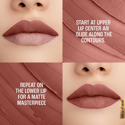 Lakme 9to5 Powerplay Priming Matte Lipstick - Nude Touch (3.6 gms)