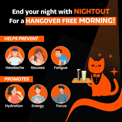 Fast&Up Nightout Instant Hangover Relief For a Fresh Morning (60 gms)