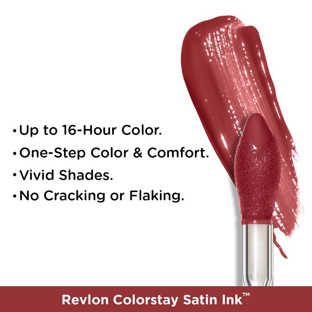 Revlon ColorStay Satin Ink Liquid Lipstick - Silky Sienna