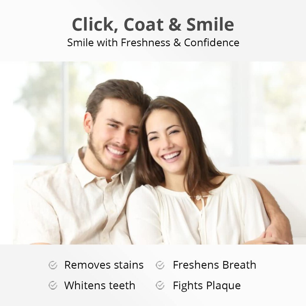 PROTOUCH Pearl White Drops Teeth Whitening Pen Gel, Whiter Teeth & Fresher Breath Enamel Safe (2.8ml)