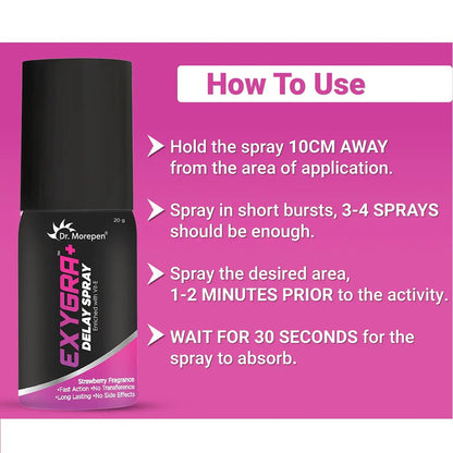 DR. MOREPEN Exygra Spray, Stamina Booster Spray for Men (20 gms) and Natural & Pure Shilajit Resin, Ayurvedic Energy Booster & Stamina Enhancer (15 gms)