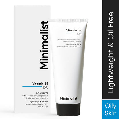 Minimalist Vitamin B5 10% Face Moisturizer (50 gms)
