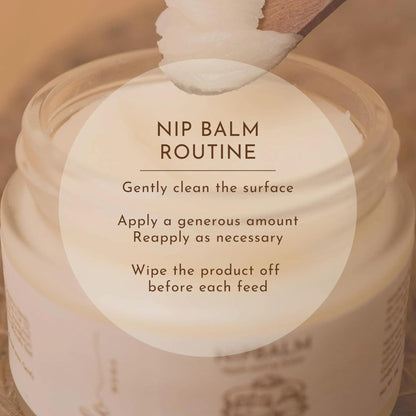 GLO Mama Nipple Butter for Breastfeeding | Caramel Popcorn Nip Balm | Soothes & Repairs Dry, Cracked Nipples | Safe & Baby-Friendly for Nursing Moms