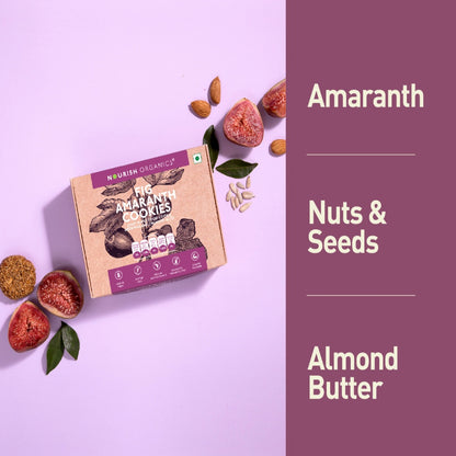 Nourish Organics Fig Amaranth Cokies - 110 gms