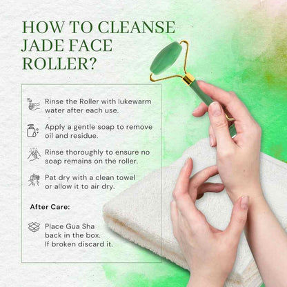 Leafoberryy Beauty Blossom Roller ,Jade Face Roller