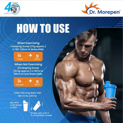 Dr. Morepen Muscle Food Whey Protein Chocolate Marvel - 1.81kg