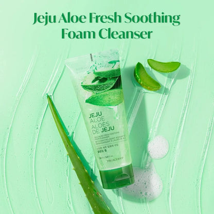 The Face Shop Jeju Aloe Fresh Soothing Cleansing Foam (150ml)