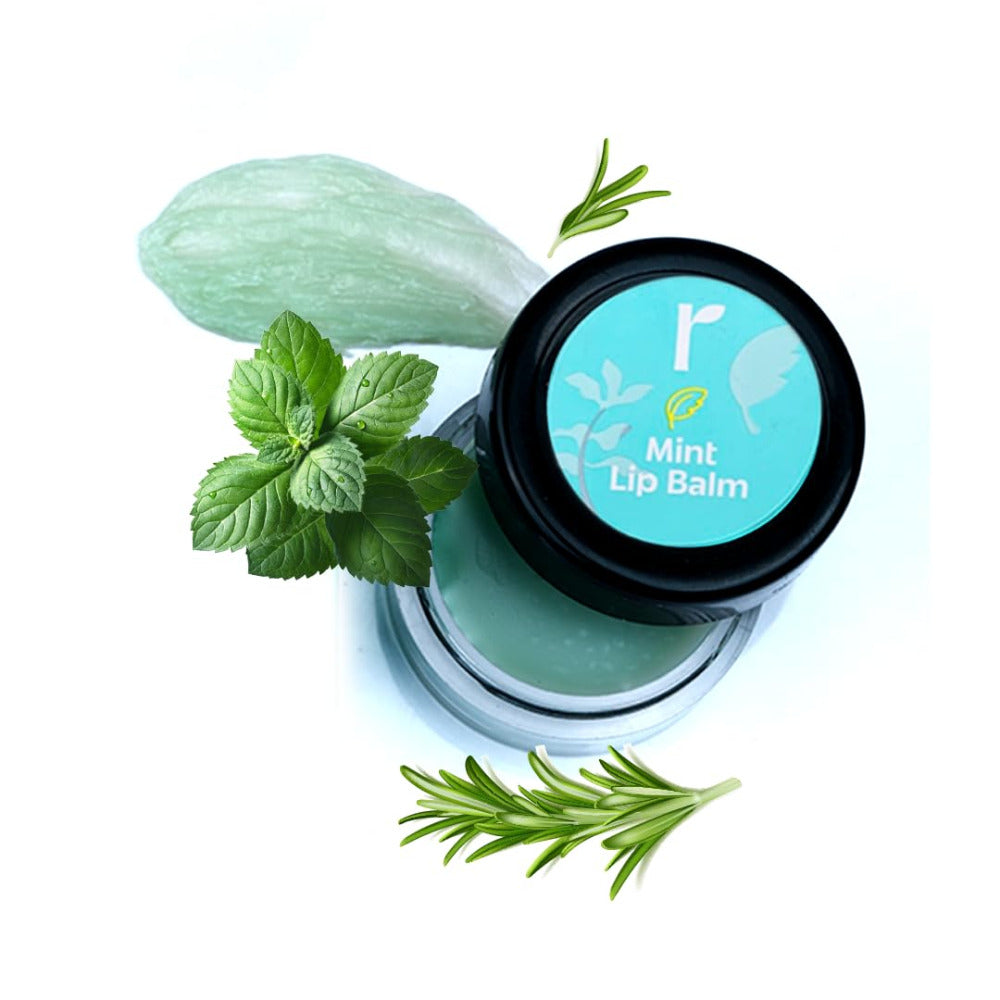 RIVONA NATURALS Mint Lip Balm - Cucumber + Kokum Butter (8 gms)