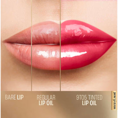Lakme 9to5 Overtime Shine Tinted Lip Oil - Pink Bloom (5.3ml)