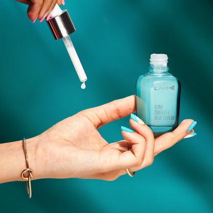 Lakme Lumi Smooth Serum with 8% AHA - BHA - PHA+ Complex for Luminous Skin & Improved Texture (30ml)