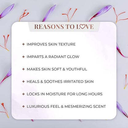 Just Herbs Safron & Malai Ultra Hydrating Body Milk