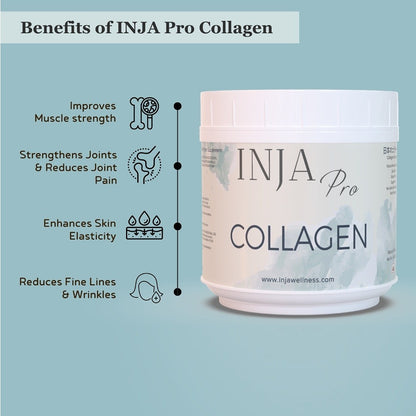 INJA Pro Finest Hydrolyzed Marine Collagen from Japan (Unflavoured, 300 gms)