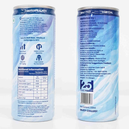 Dr. Morepen Cove Crisp Apple Malt Fizz with Cordyceps & ACV low cal