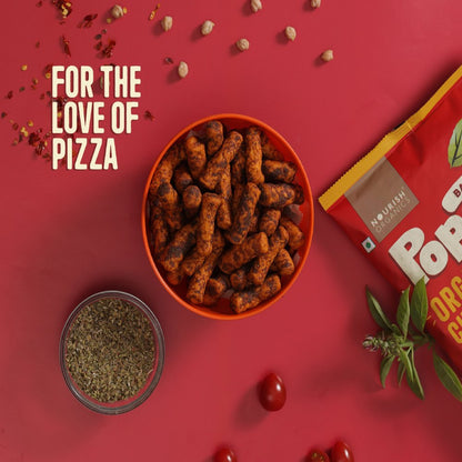 Nourish Organics Popeas NYC Pizza 60g - Pack of 4 (4 x 60gms)